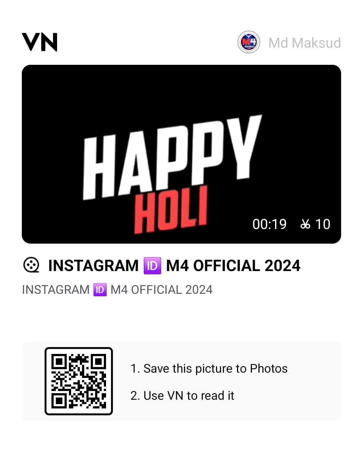 Happly Holi VN QR Code Template 2026